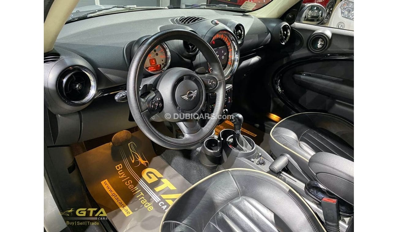 Mini Cooper Countryman 2014 Mini Cooper Countryman, Warranty, Low KMs, Service History, GCC