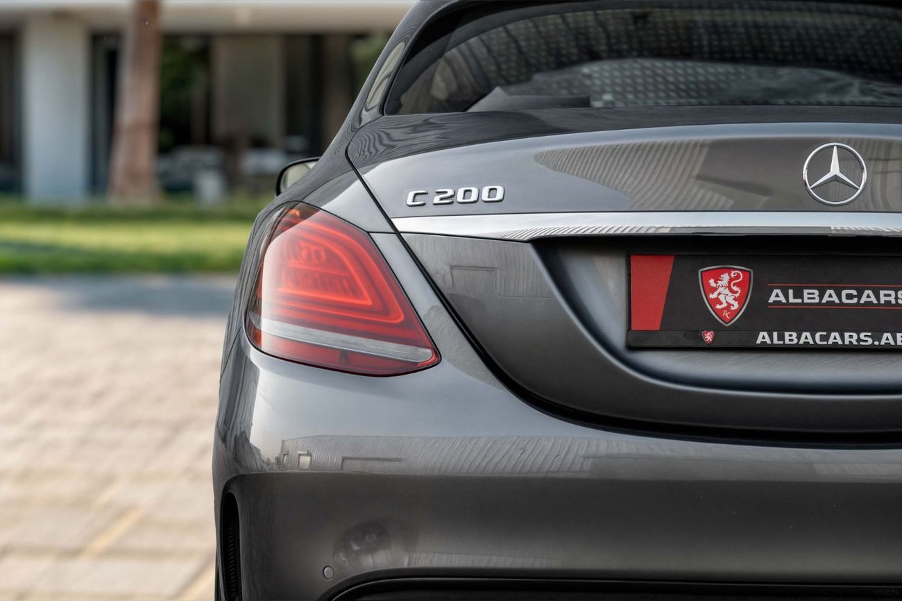 مرسيدس بنز C 200 C200 | 2,370 P.M | 0% Downpayment | IMMACULATE!