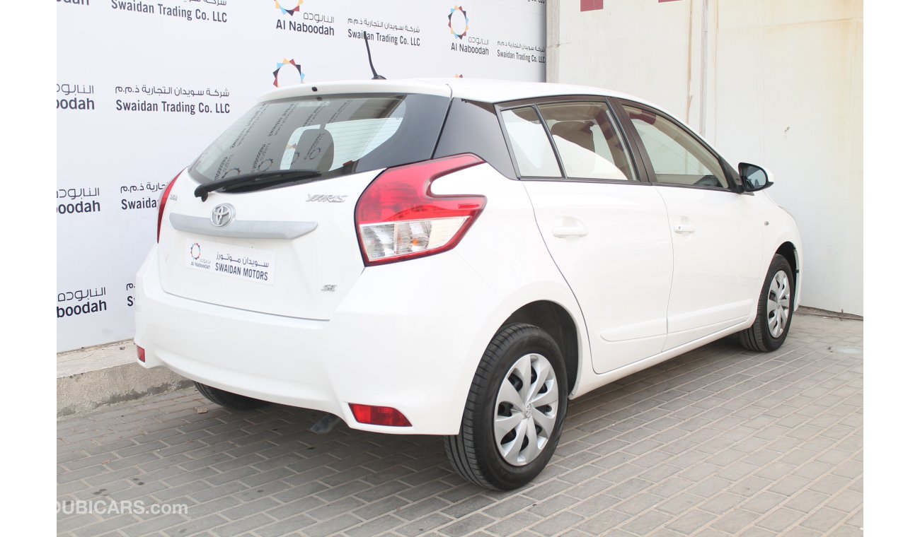 تويوتا يارس 1.3L SE HATCHBACK 2015 GCC DEALER WARRANTY