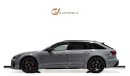 Audi RS6 EURO - With Warranty and Service Contract (Al Nabooda)