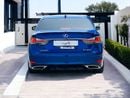 Lexus GS350 AED 1,900 PM |LEXUS | GS-350 | F-SPORT| V6 | 3.5L | 2017 |GCC| 0% DOWNPAYMENT