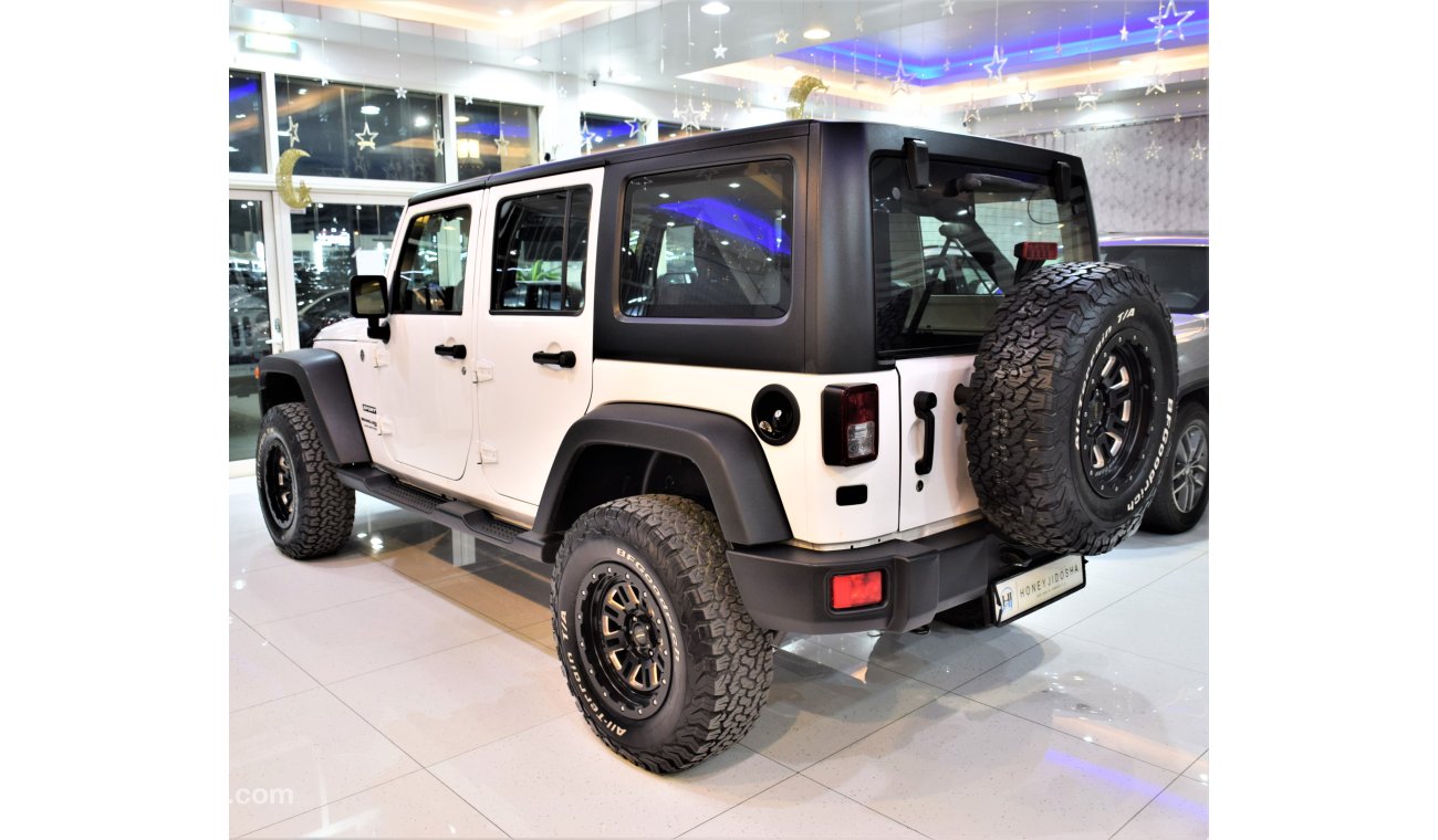 Jeep Wrangler OFF ROAD READY for our ORIGINAL PAINT ( صبغ وكاله ) Jeep Wrangler JK Unlimited Sport 2018 Model! GCC