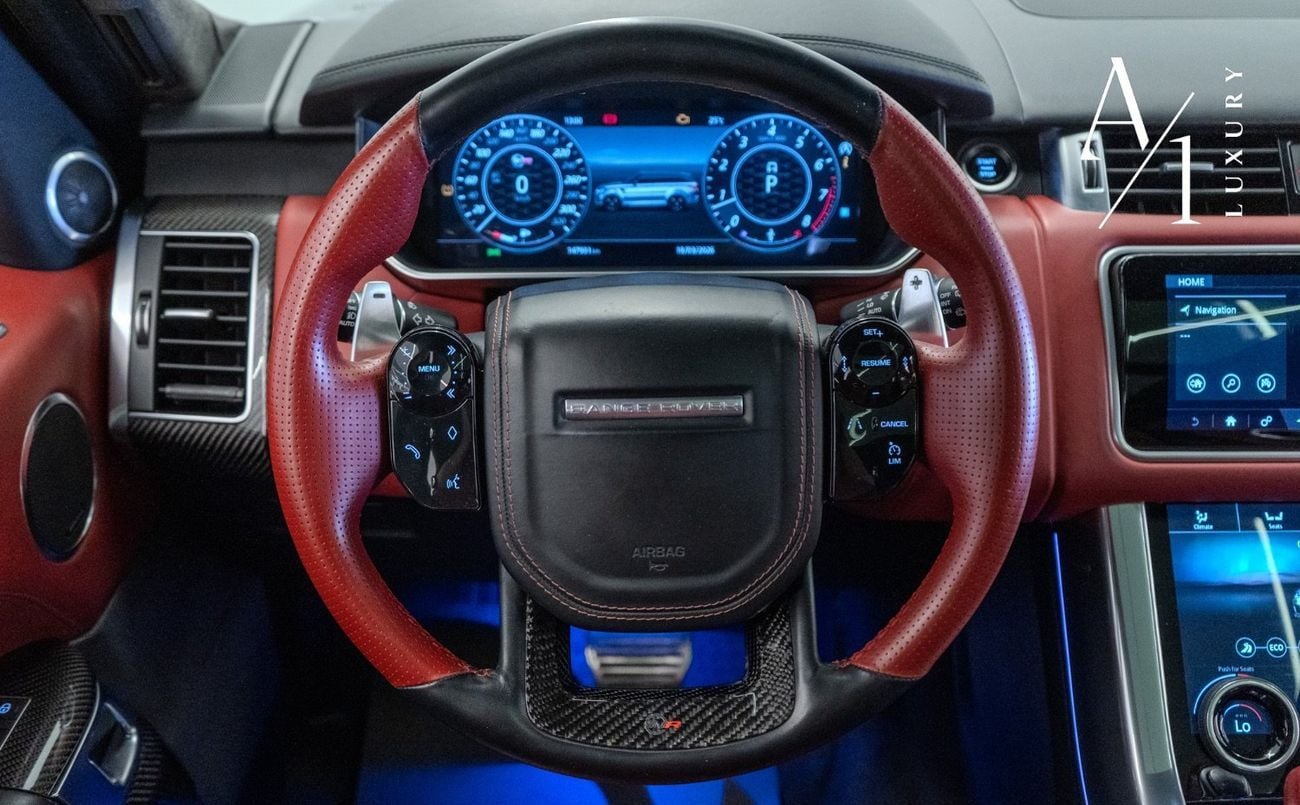 لاند روفر رينج روفر سبورت 2019 Range Rover SVR, Fully Loaded, Excellent Condition, Carbon Fibre Package, GCC