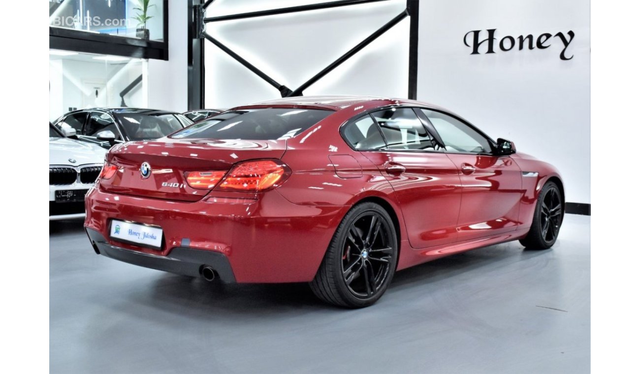 بي أم دبليو 640 EXCELLENT DEAL for our BMW 640i GRAN COUPE 2013 Model!! in Red Color! GCC Specs