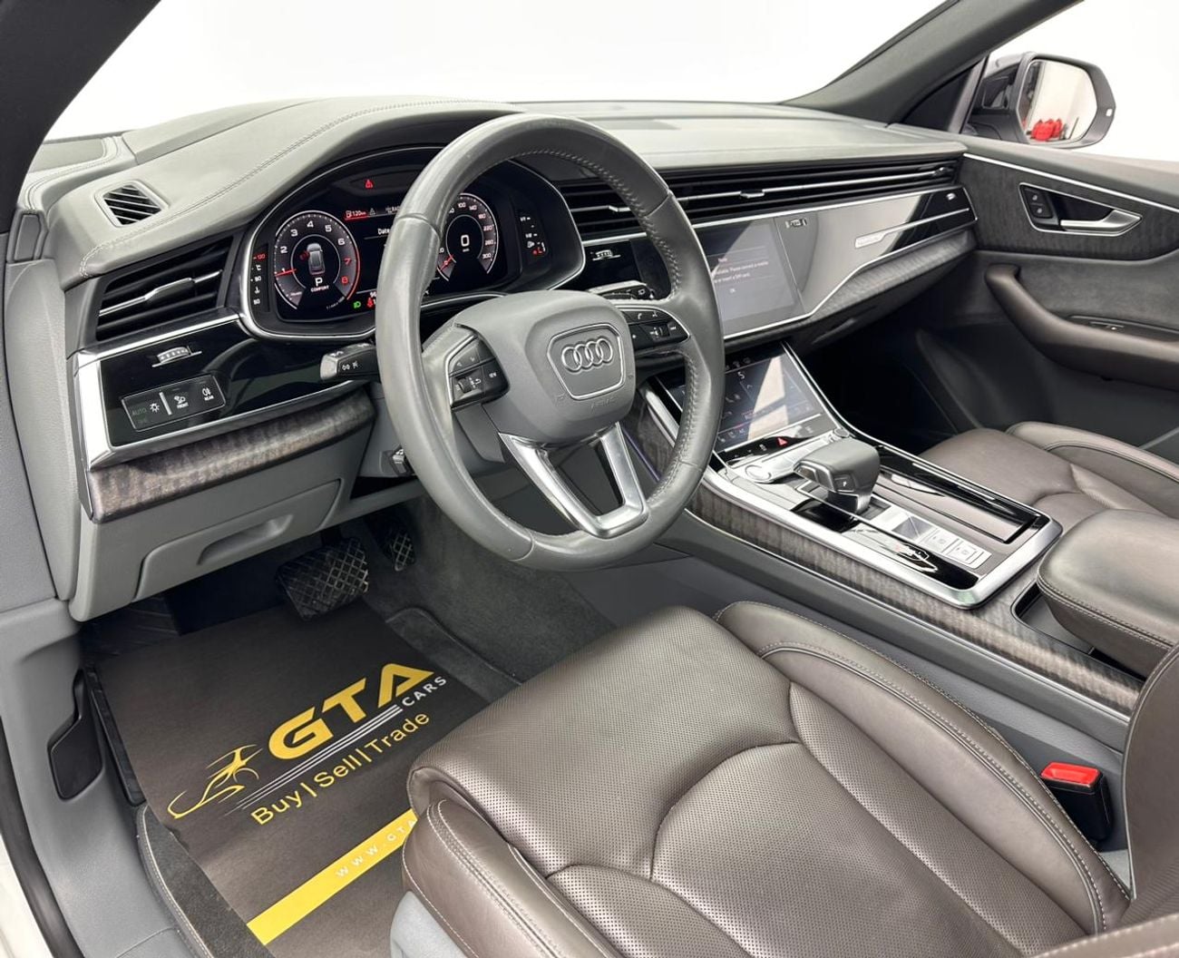 Audi Q8 2019 Audi Q8 55TFSI Quattro S-line, 1 Year Warranty Unlimited Km, Full Service History, GCC
