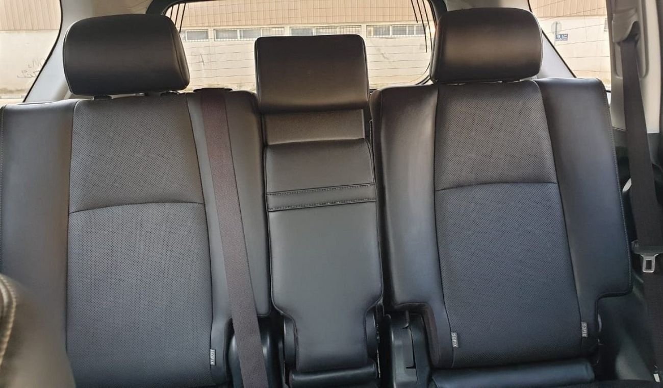 Toyota Prado RHD Diesel full option 7 seats leather seats electric seats with sunroof facelifted from inside and