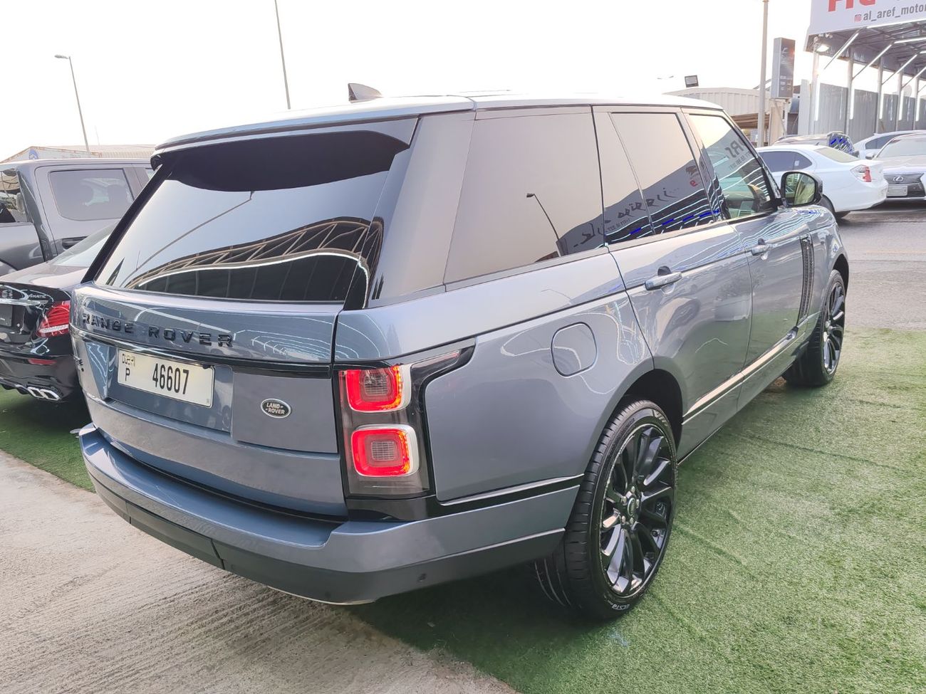 لاند روفر رينج روفر Supercharged 5.0L black addition full option banuramic warranty one year