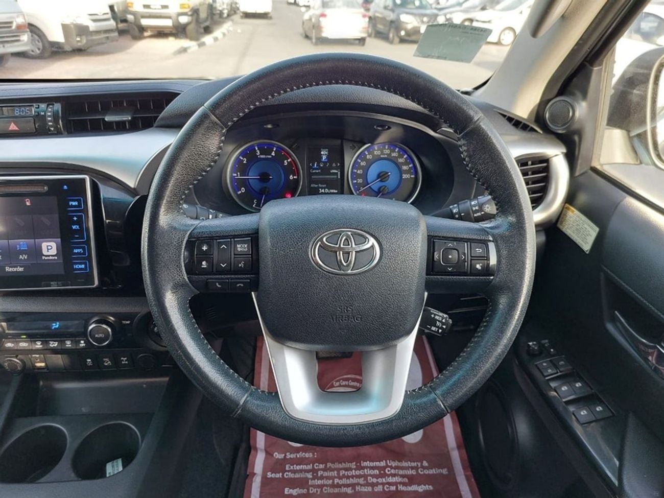 تويوتا هيلوكس TOYOTA HILUX SR5 PICK UP RHD 2017 MODEL 2.8 L DIESEL AUTOMATIC(PM93094)