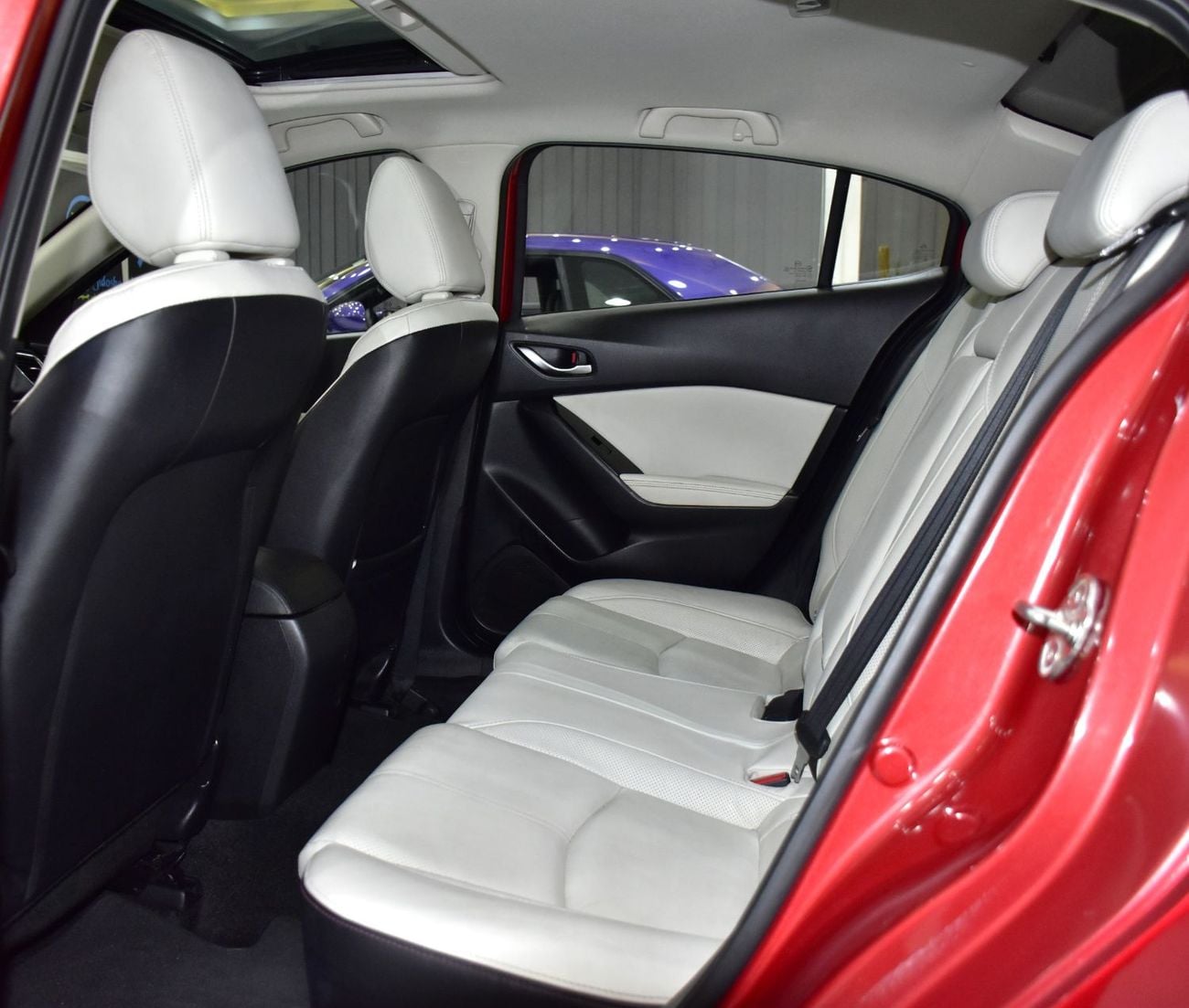 Mazda 3 EXCELLENT DEAL for our Mazda 3 ( 2017 Model ) in Red Color GCC Specs
