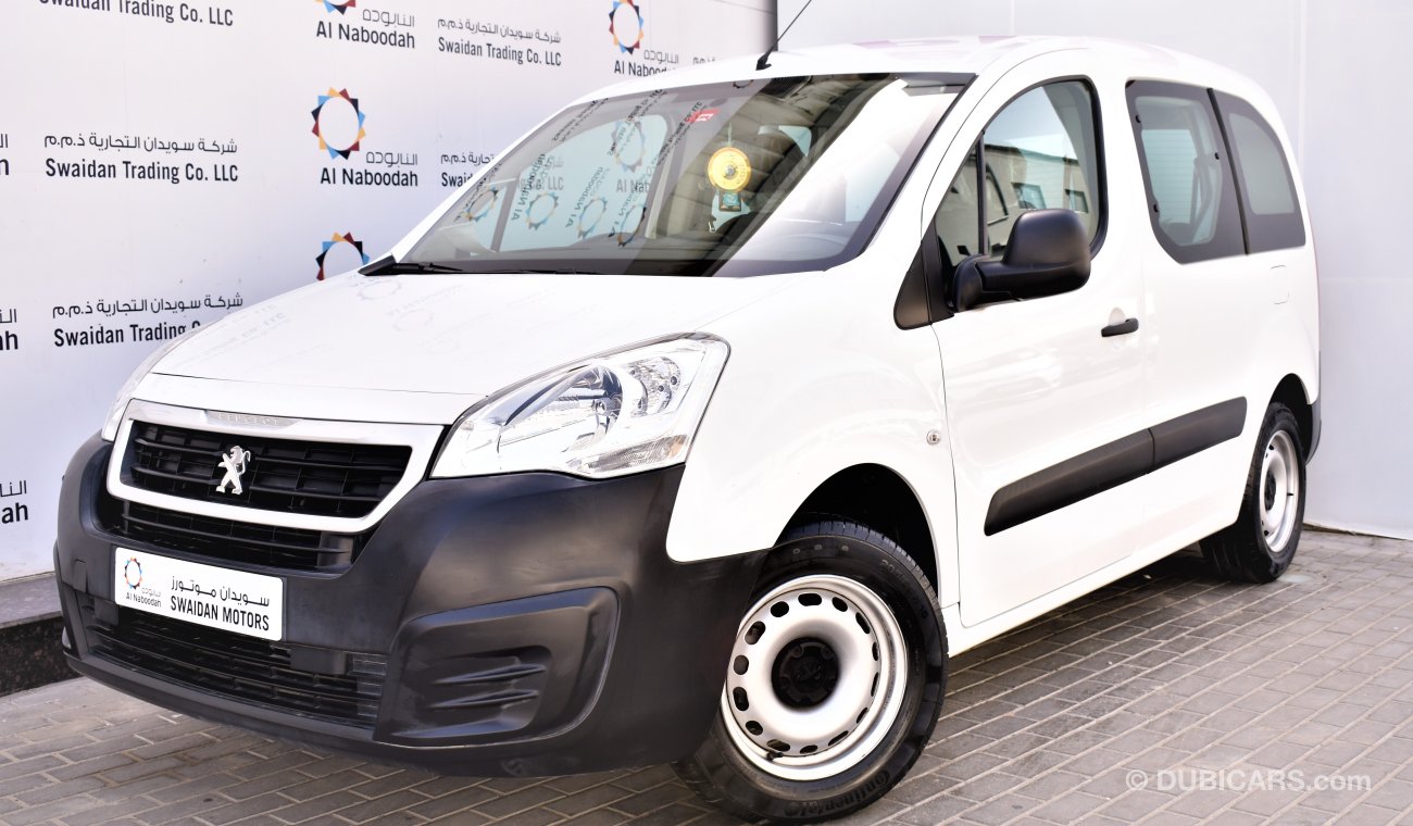 Peugeot Partner Tepee COMBI 1.6L MANUAL 2017 GCC SPECS