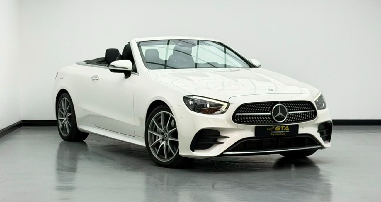 مرسيدس بنز E 450 STD 2021 Mercedes-Benz E450 Cabriolet, 1 Year Unlimited Km Warranty, Excellent Condition