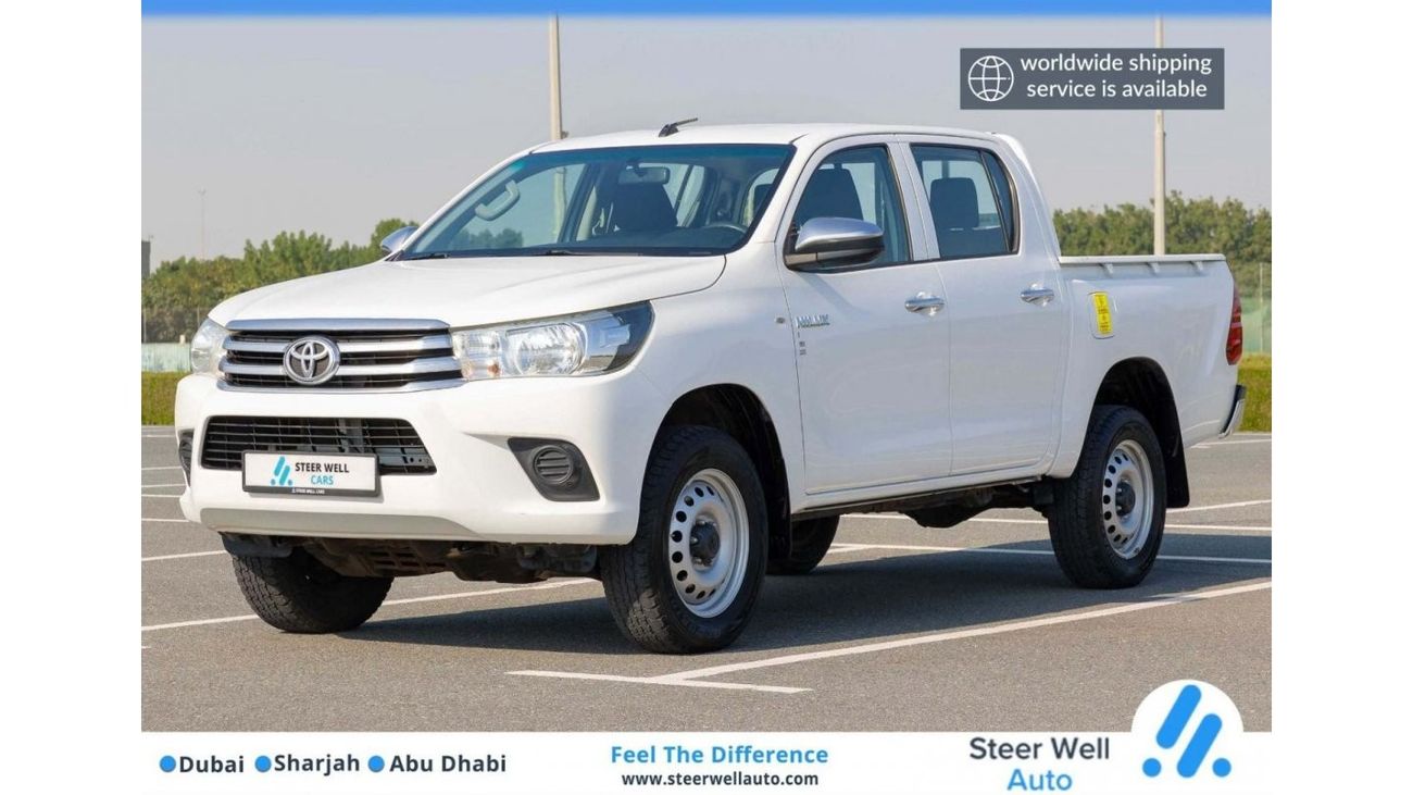 Toyota Hilux GL Double Cab 2.7L 4WD Petrol A/T / GCC Specs / Excellent Condition / Book Now