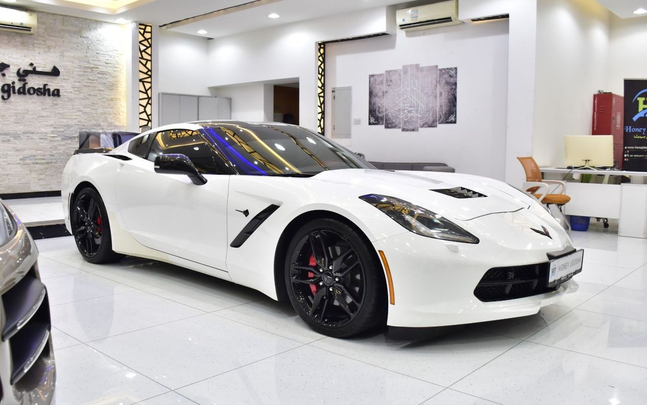 Chevrolet Corvette EXCELLENT DEAL for our Chevrolet Corvette C7 Stingray ( 2016 Model ) in White Color GCC Specs