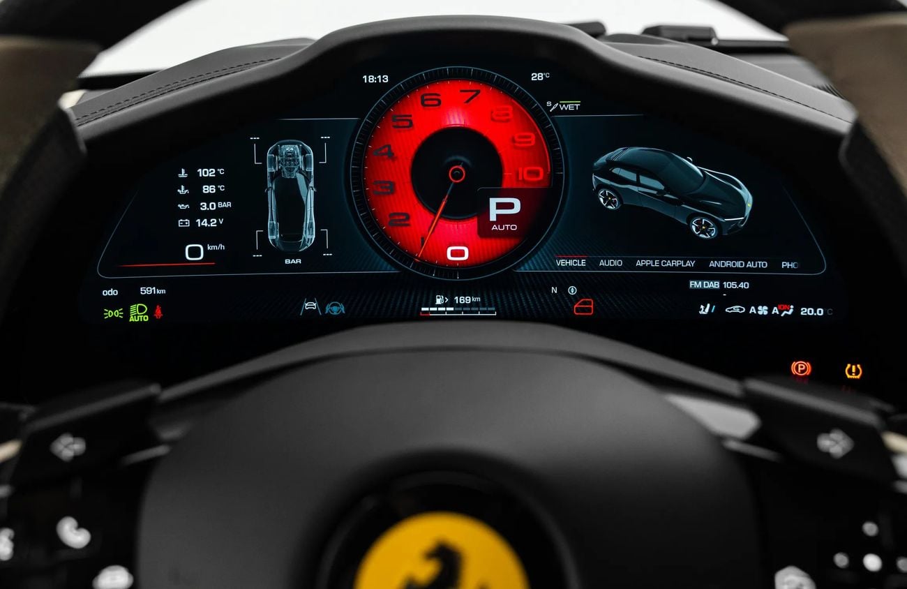 Ferrari Purosangue 6.5L V12 Naturally Aspirated Engine