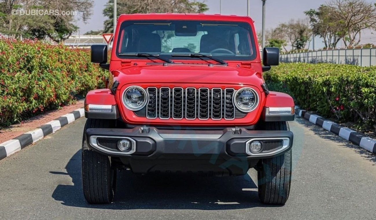 Jeep Wrangler Unlimited Sahara i4 2.0L 4X4 , 2024 GCC , 0Km , (ONLY FOR EXPORT)