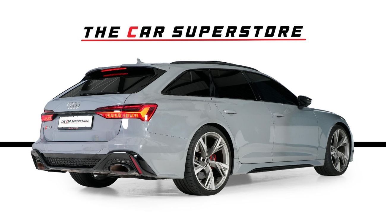 Audi RS6 STANDARD STD Avant-22 Inch Silver Rims-Red Brake calipers-Premium Leather Interior