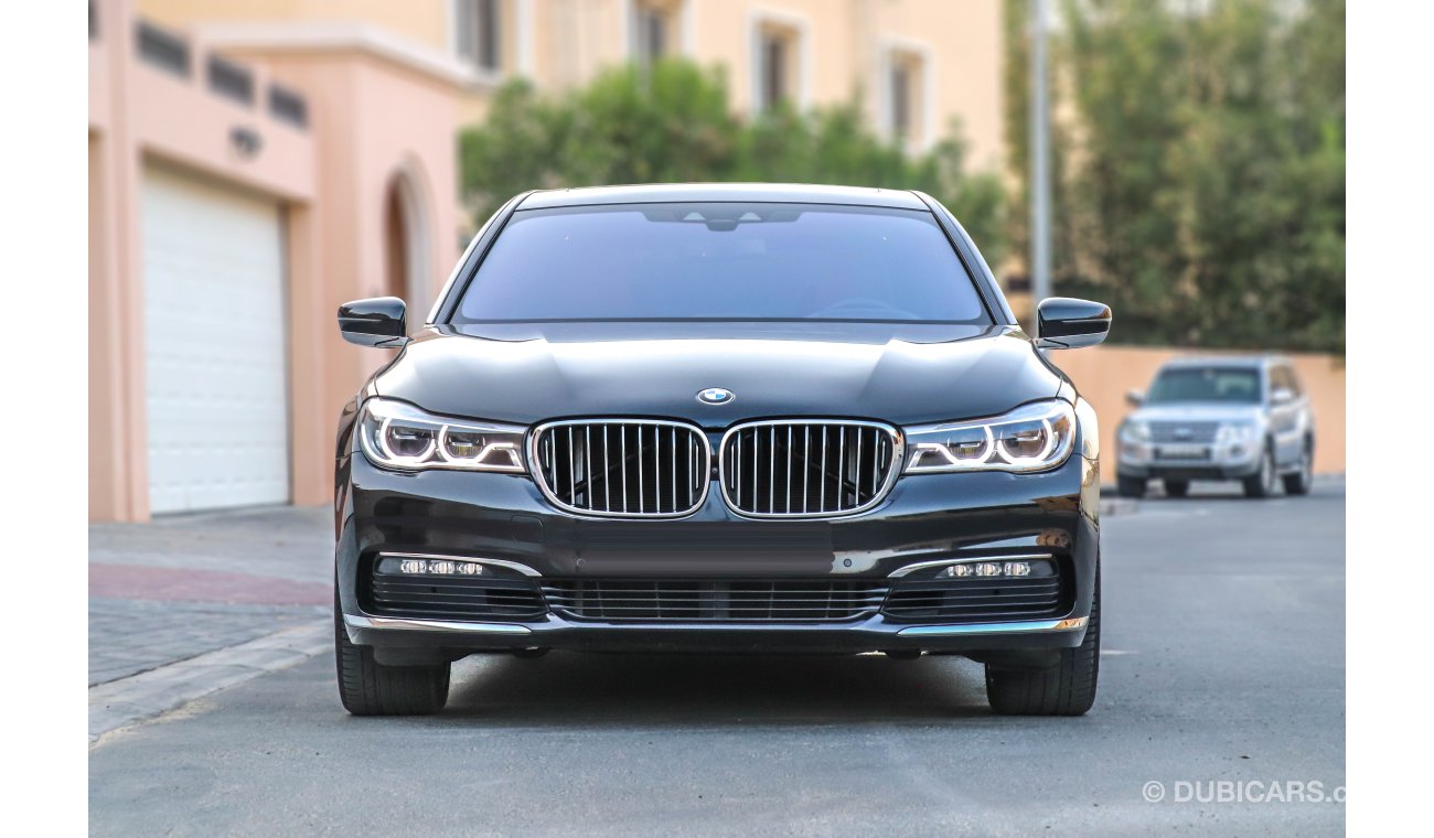 BMW 730Li Li AED 4744 P.M with 0% Down Payment