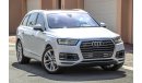 Audi Q7 45 TFSI Luxury 2016 GCC under Agency Warranty with Zero Down-Payment.