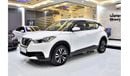 Nissan Kicks EXCELLENT DEAL for our Nissan Kicks ( 2019 Model ) in White Color GCC Specs