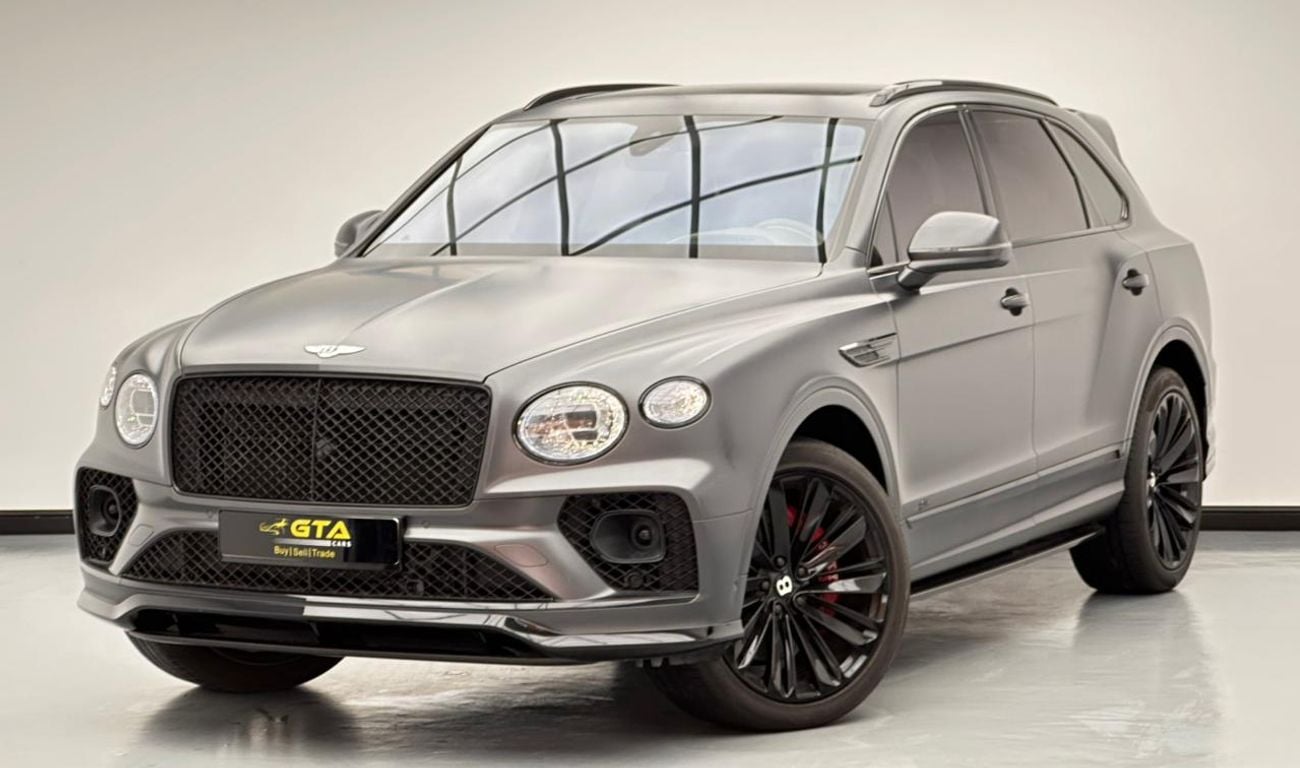 Bentley Bentayga 2022 Bentley Bentayga W12 Speed, 2 Year Warranty Unlimited KM, Full Service History, GCC