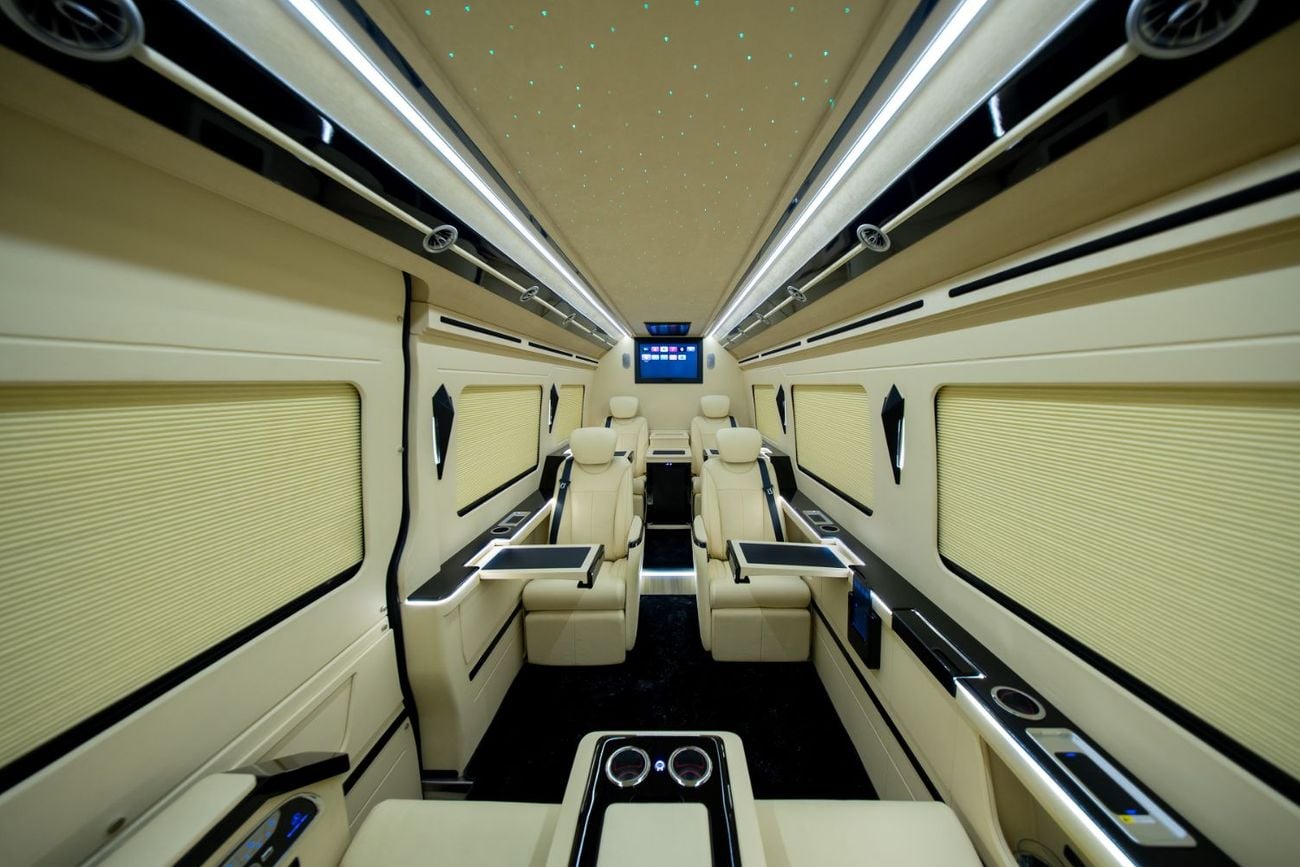 Mercedes-Benz Sprinter Built by Barugzai | 8-Seater VIP Interior | 2 Years Agency Warranty Service Contract