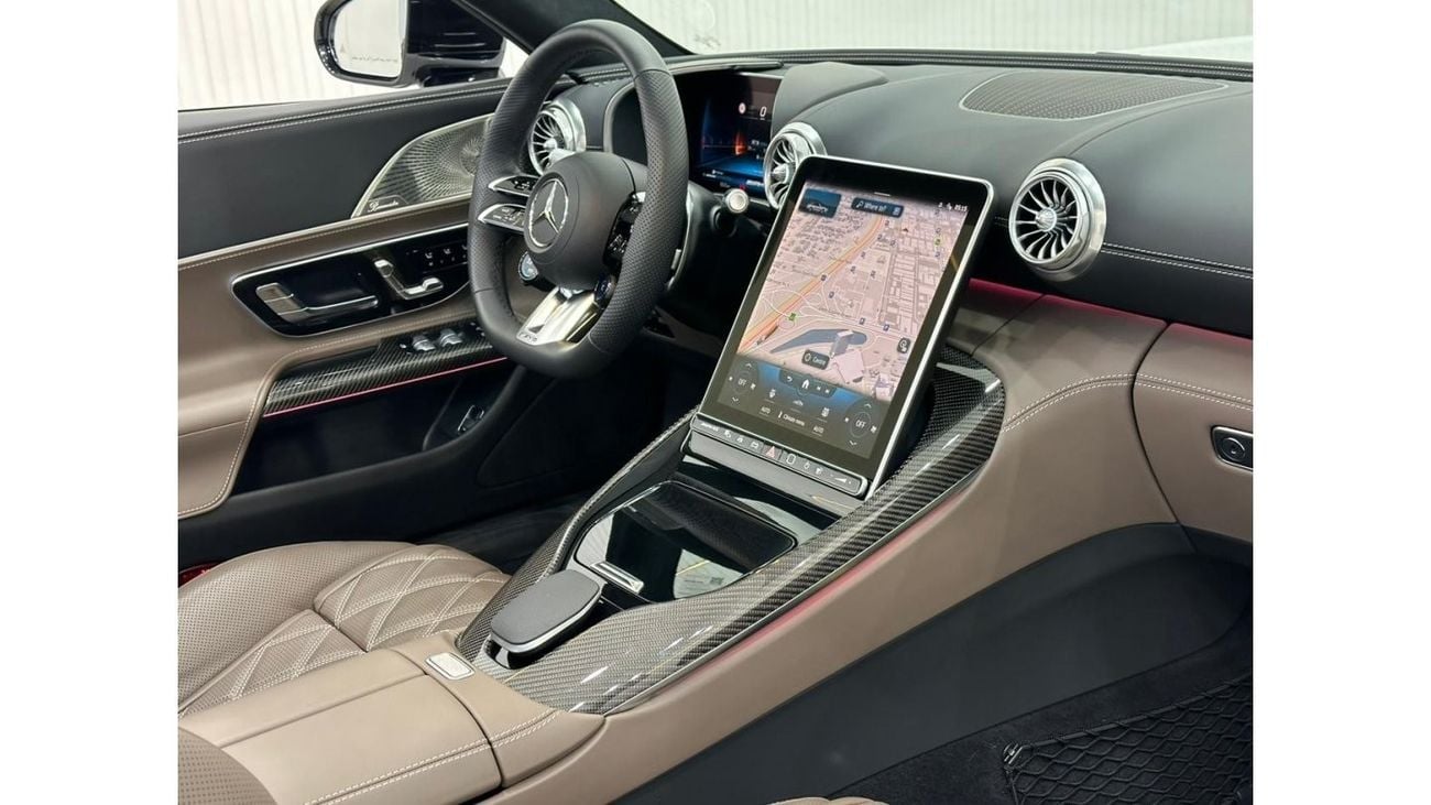 مرسيدس بنز SL 55 AMG 2022 Mercedes Benz SL55 AMG 4MATIC+, August 2028 Mercedes Warranty, Full Options, Low Kms, GCC