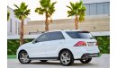 مرسيدس بنز GLE 400 AMG | 3,915 P.M  | 0% Downpayment |  Low Kms Immaculate Condition