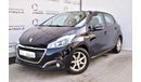 Peugeot 208 AED 519 PM | 1.6L ACTIVE GCC AGENCY WARRANTY UP TO 2024 OR 100K KM