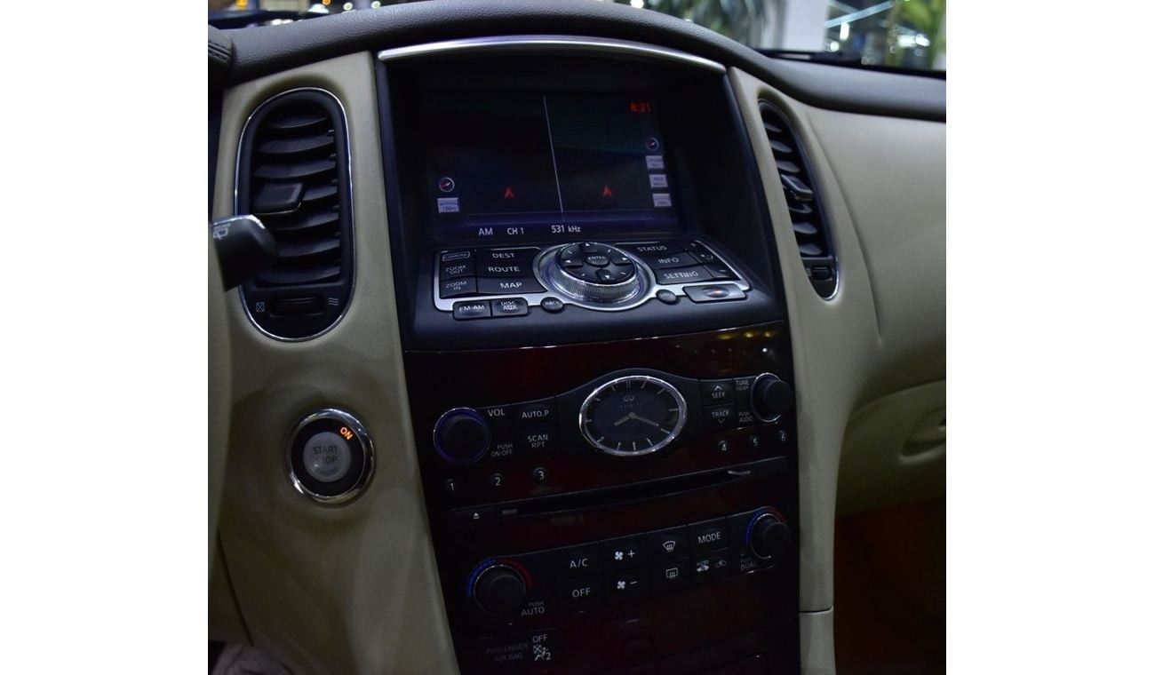 Infiniti QX50 EXCELLENT DEAL for our Infiniti QX50 ( 2015 Model ) in Black Color GCC Specs