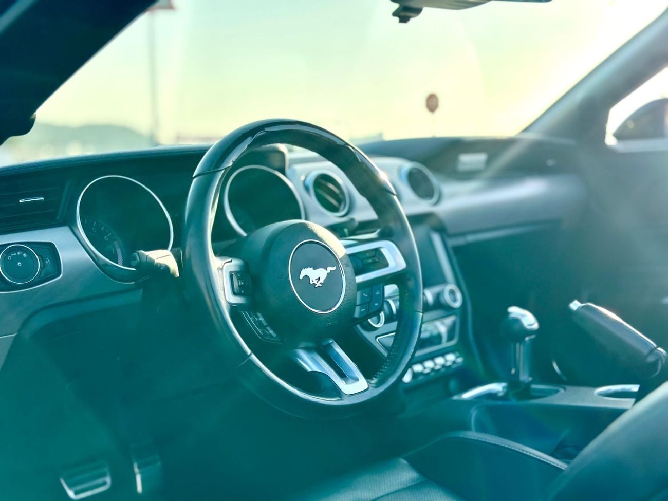 Ford Mustang ECOBOOST CONVERTIBLE Convertible | Monthly 1300/- | 0% DP | Fog Lights | # 19652S