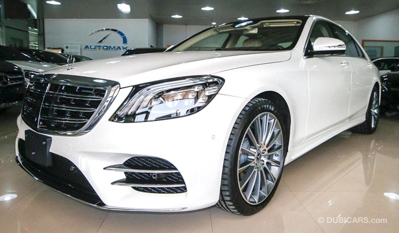 Mercedes-Benz S 560 2018, V8-biturbo 4.0L 4Matic GCC, 0km with 2 Years Unlimited Mileage Warranty