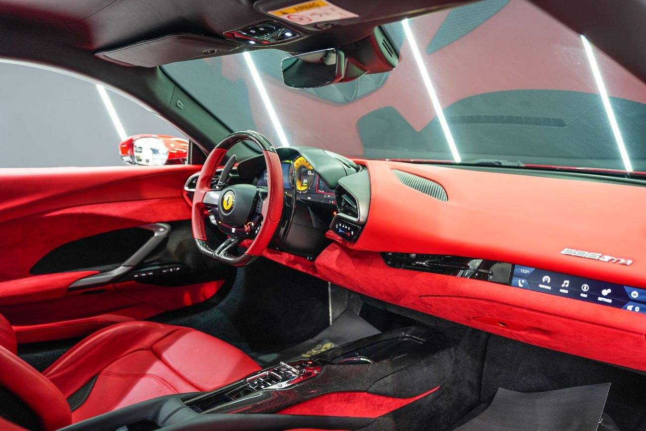 Ferrari 296 GTB 3.0T V6 PHEV Carbon Fiber Interior, Passenger Display, Dealer Warranty + Service!!