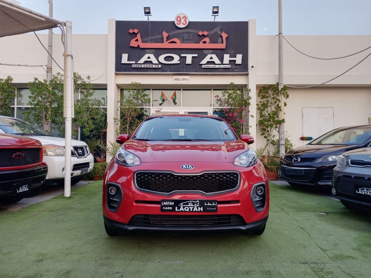 كيا سبورتيج خليجى  صبغ وكالة 1600 سى سى موديل 2018 مثبت سرعة تحكم رنجات أنوار ضباب بحالة ممتازة