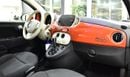 Fiat 500 EXCELLENT DEAL for our Fiat 500 Dolcevita ( 2024 Model ) in Orange Color GCC Specs