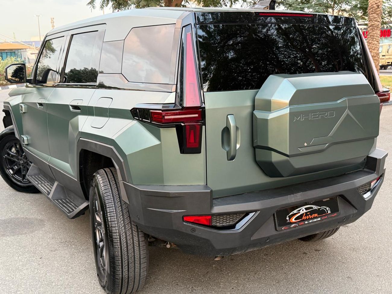 دونج فينج إم هيرو 917 DONGFENG M-HERO 01 2025 GCC 800 HP 1.5L HYBRID ( PLUG-IN ) MATT GREEN SUSPENSION LIFTER WARRANTY 5Y