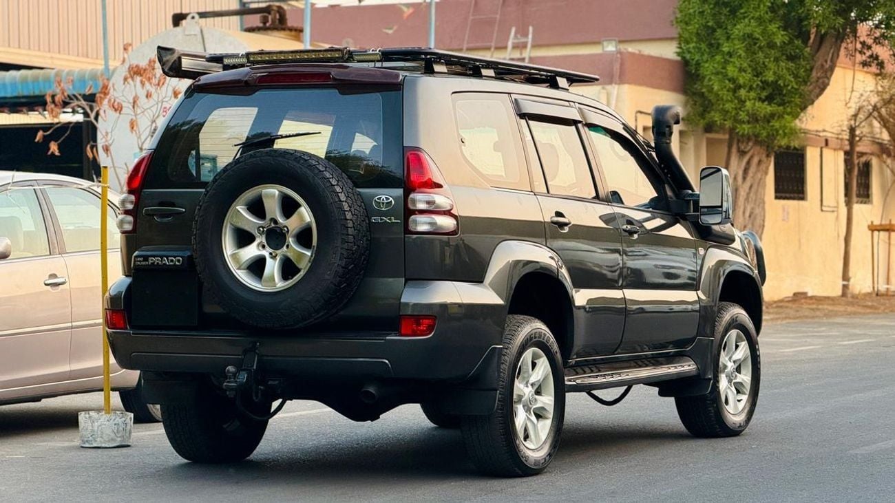 تويوتا برادو OFF ROAD MODIFIED | 3.0L | MANUAL TRANSMISSION | AIR SNORKEL | LEATHER SEATS |