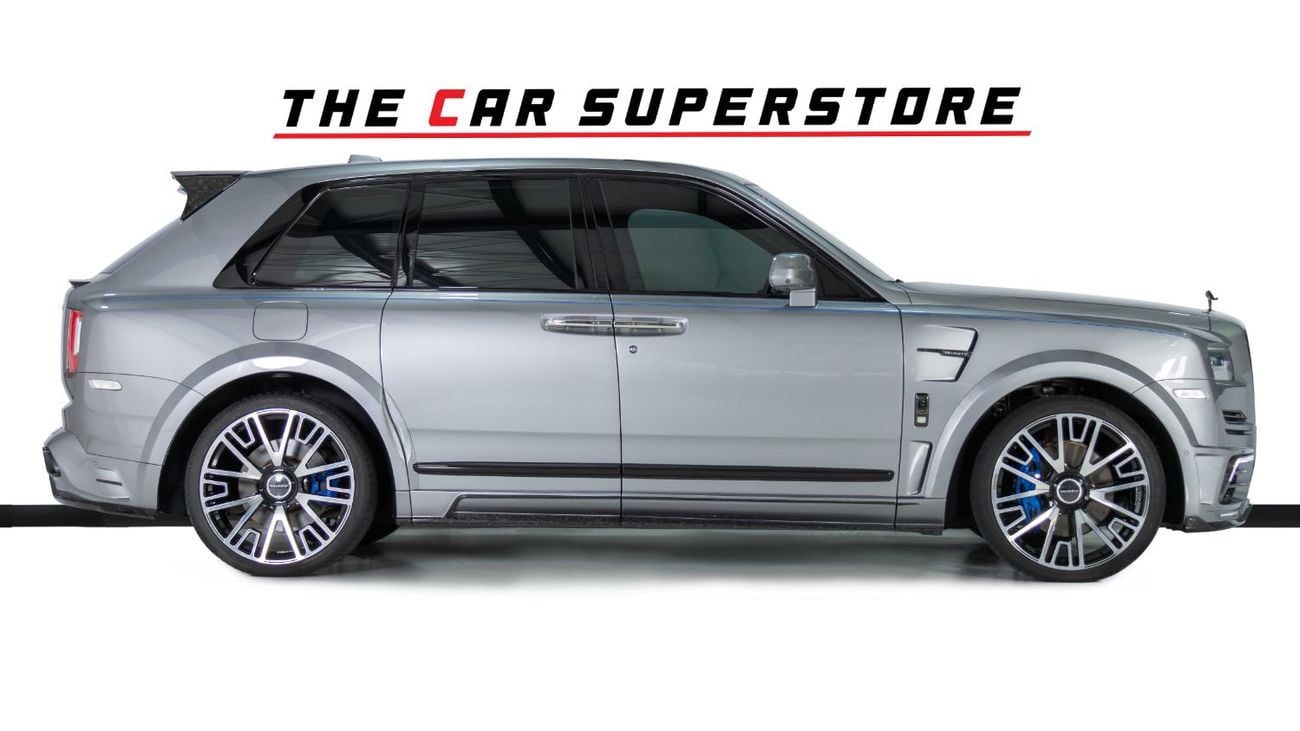 Rolls-Royce Cullinan GCC-VIP Seats-Cobalt Blue Interior-24 Inch Mansory Rims-Blue Calipers