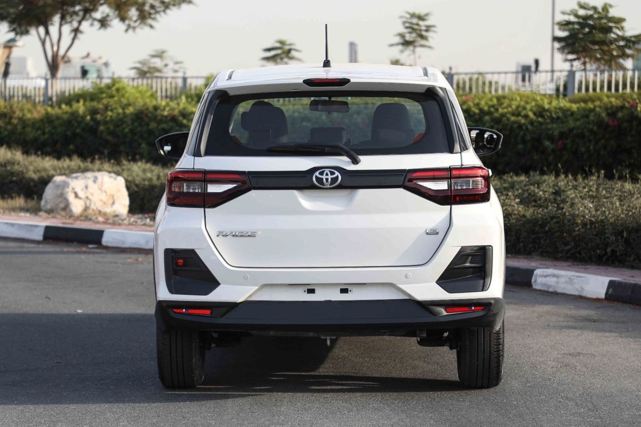 تويوتا ريز تويوتا رايز 2023 1.0 تيربو جي - ابيض من الداخل اسود | تصدير فقط