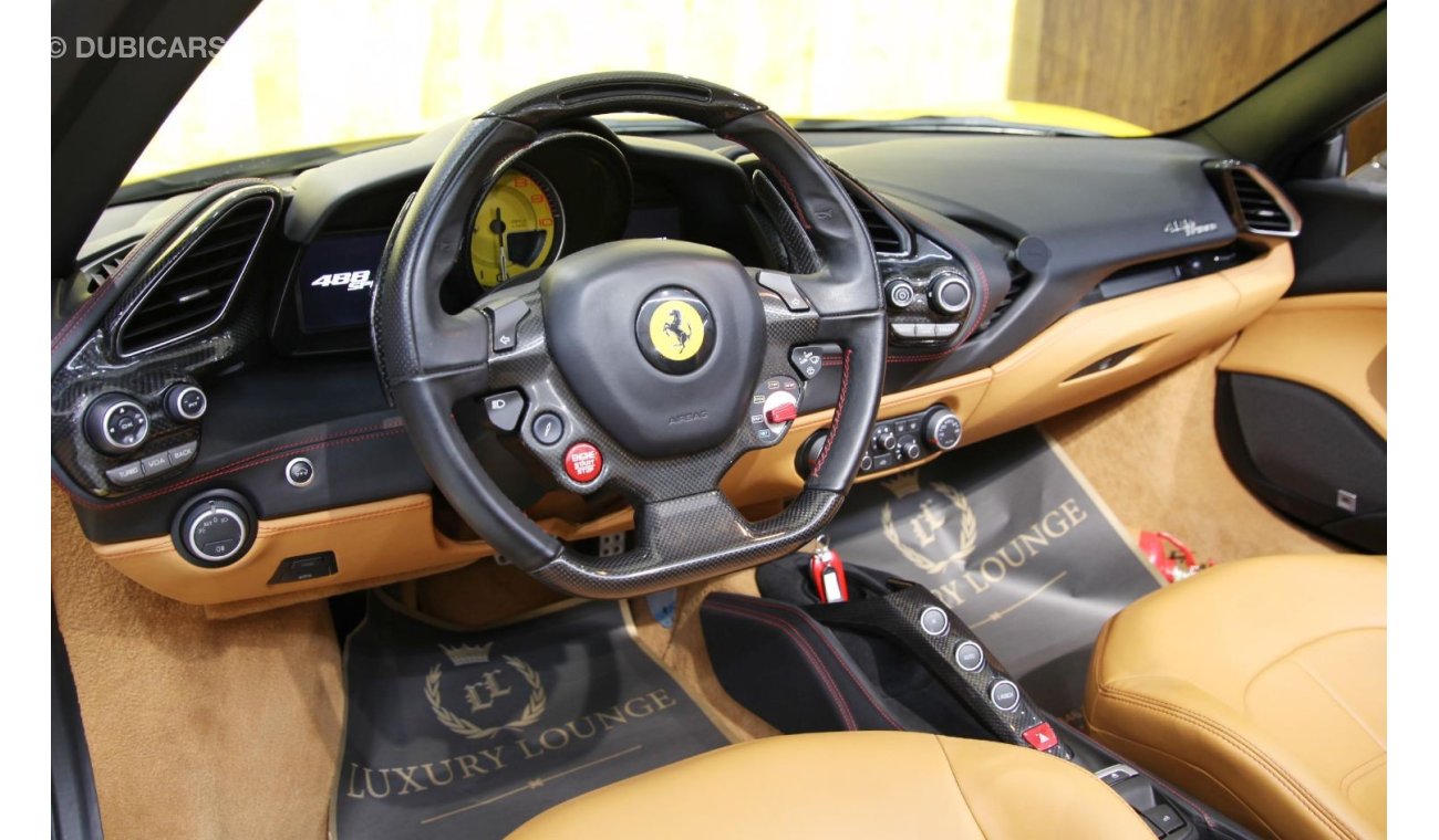 فيراري 488 2017.Ferrari 488 spider ,GCC SPECS,FULL SERVICE HISTORY, CONTRACT SERVICE