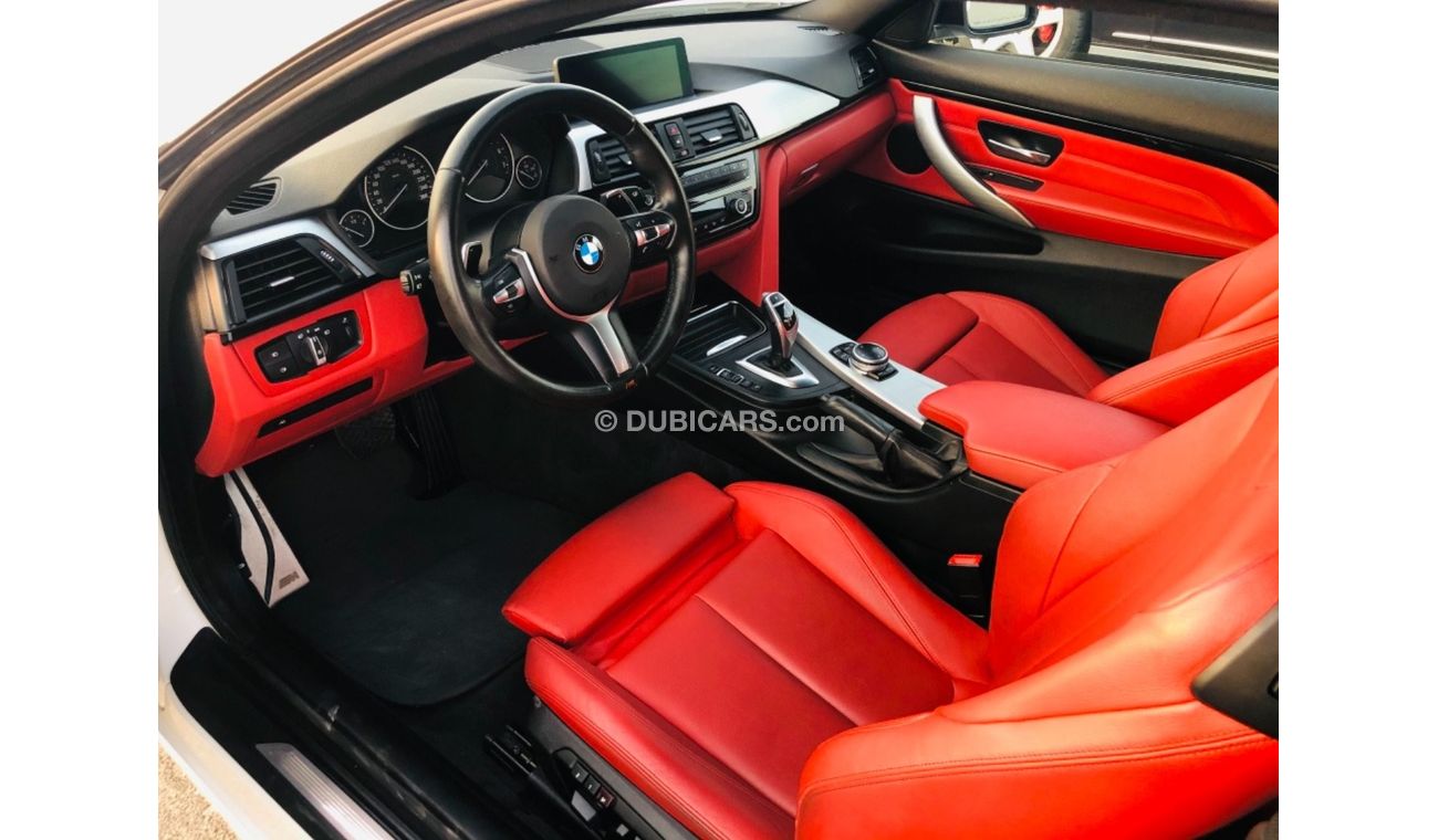 BMW 435i M Sport MODEL 2015 GCC CAR PERFECT CONDITION INSIDE AND OUTSIDE FULL OPTION PANORAMIC ROOF LEATHER S
