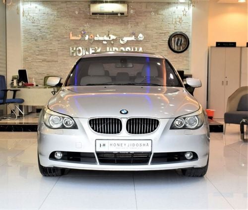 BMW 540i AMAZING BMW 540i ( 550i Emblem ) 2006 Model!! in Silver Color! GCC Specs