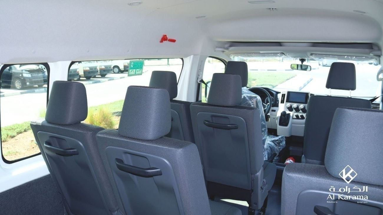Toyota Hiace GL High Roof | 3.5L | Manual Transmission | 13 Seater | 4 Door | 1 Sliding Door