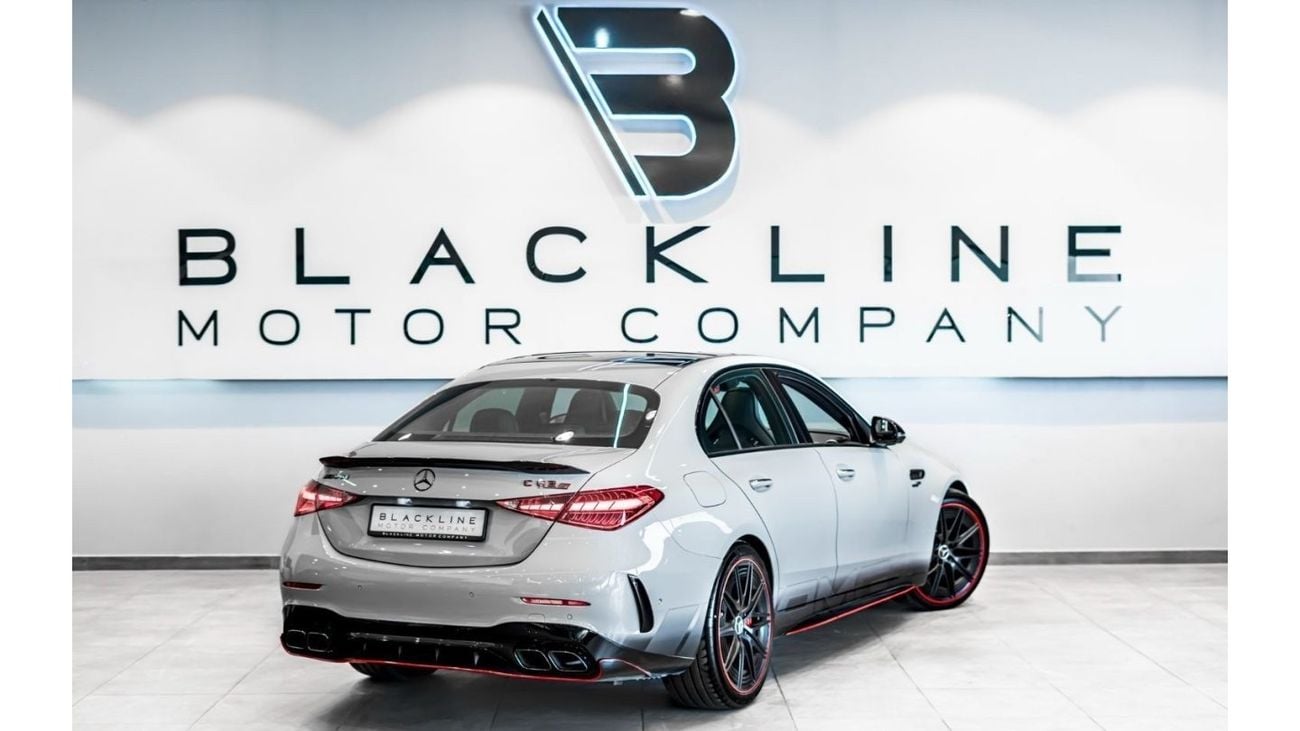 Mercedes-Benz C 63 AMG 2024 Mercedes C63s AMG E-Performance F1 Edition, 2029 Mercedes Warranty + Service, Very Low KMs, GCC