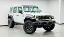 Jeep Wrangler Unlimited RUBICON 2024 Jeep Wrangler Unlimited Rubicon, 2030 Swiss Auto Warranty, Full Service History, Low Km
