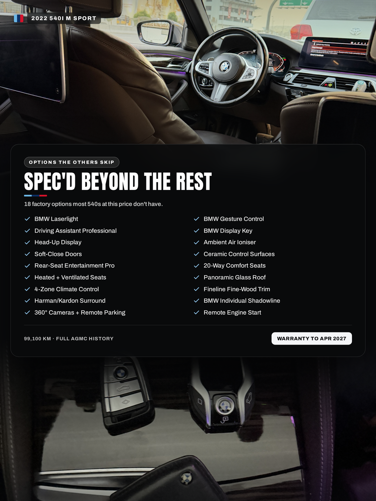 BMW 540i M SPORT COMFORT
