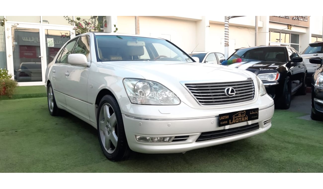 لكزس LS 430 خليجى 3/4 الترا فتحة جلد شاشة كاميرا خلفية رنجات حساسات خشب كراسى تدفئة شاشة أندرويد أنوار ضباب