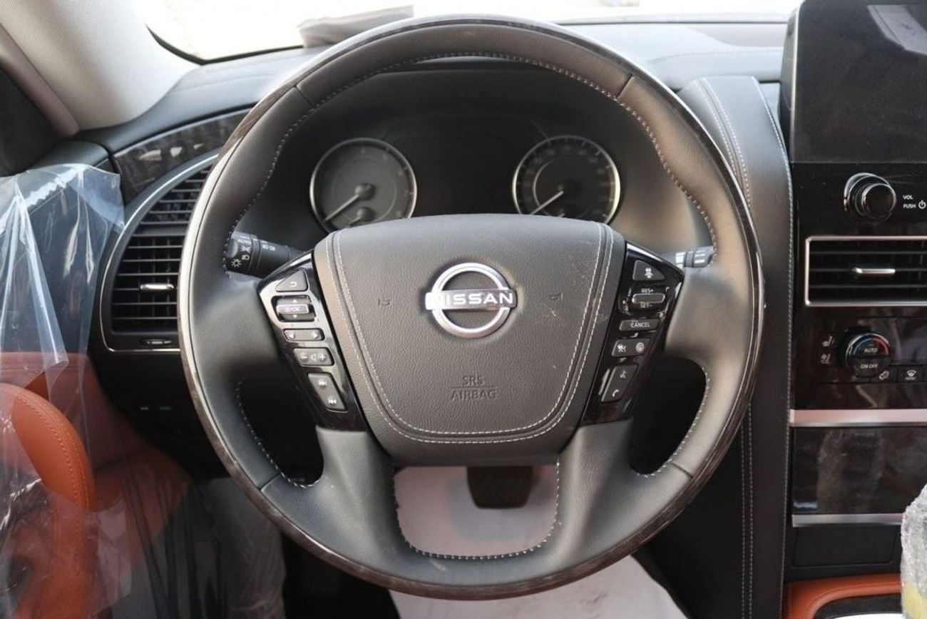 Nissan Patrol PLATINUM 5.6L V8, LEATHER SEAT, ELECTRIC SEAT, 360 CAMERA, SUNROOF,  MODEL 2024 FOR EXPORT ONLY