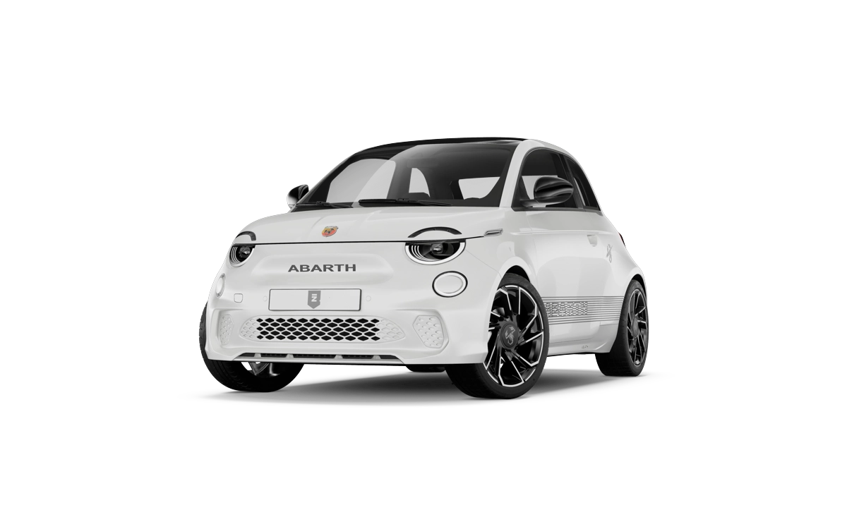 Abarth 595 cover - Front Left Angled