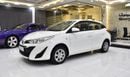 تويوتا يارس EXCELLENT DEAL for our Toyota Yaris SE ( 2018 Model ) in White Color GCC Specs