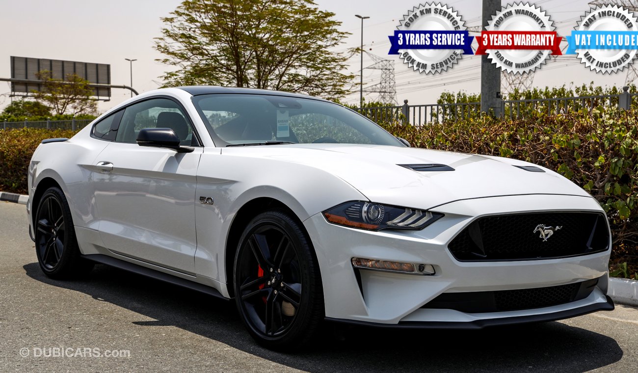 Ford Mustang 2020 GT Premium, 5.0 V8 GCC, 0km w/ 3Yrs or 100K km WTY + 60K km SERV @ Al Tayer